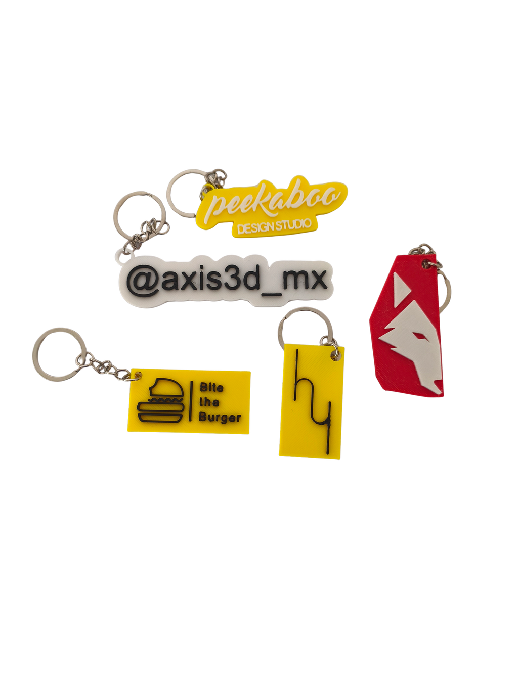Paquete de 100 Llaveros Personalizados