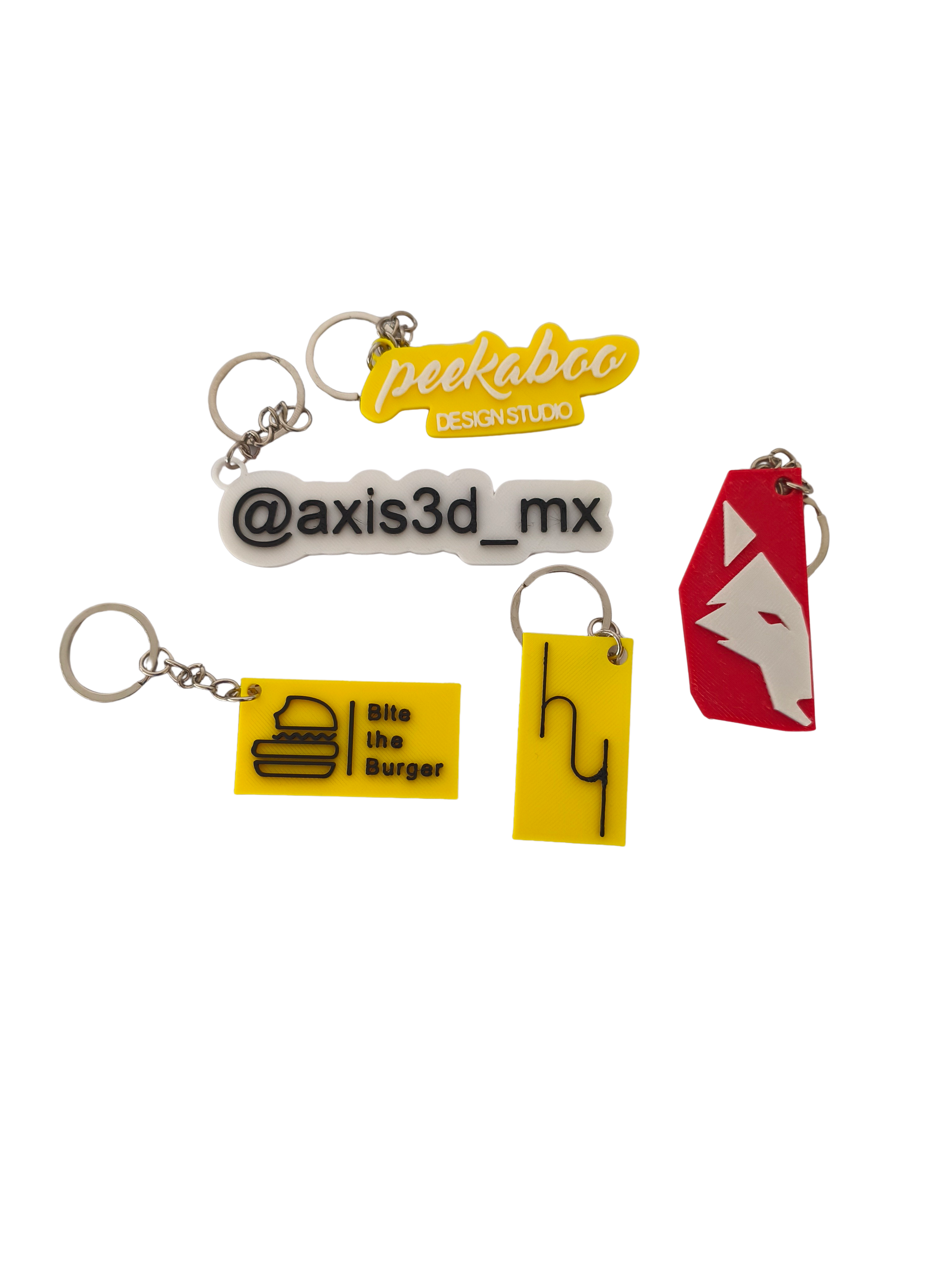 Paquete de 100 Llaveros Personalizados