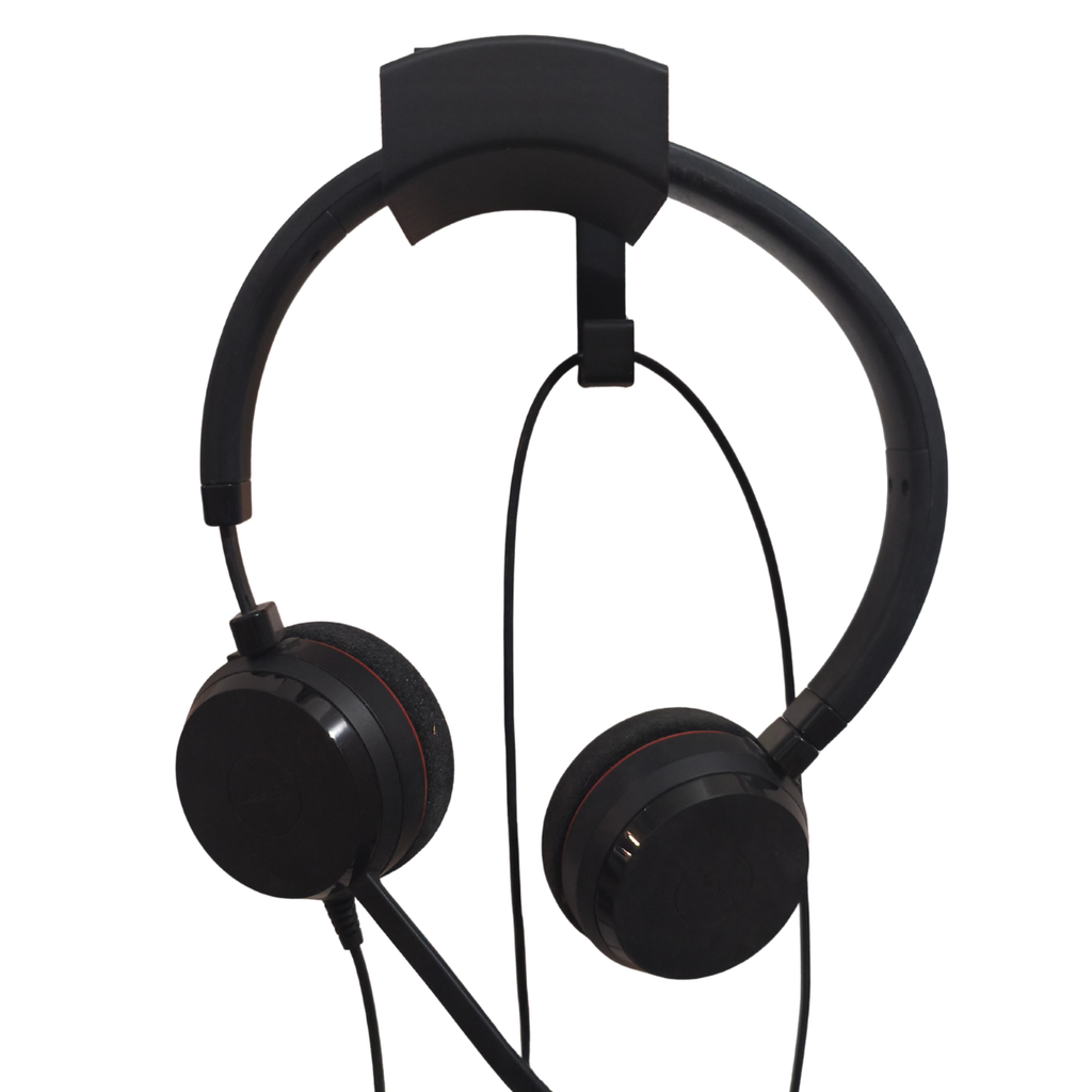 Soporte Para Audífonos Con Gancho Organizador Cable Base Headset Escritorio Gamer