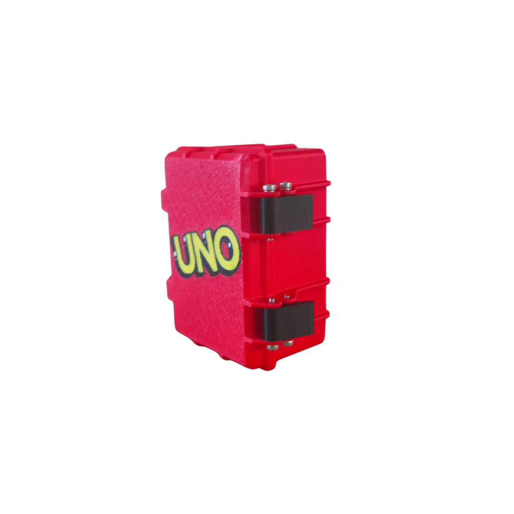 Estuche Cartas UNO Caja Protectora Porta Cartas Organizador Juego UNO Rígido 3D
